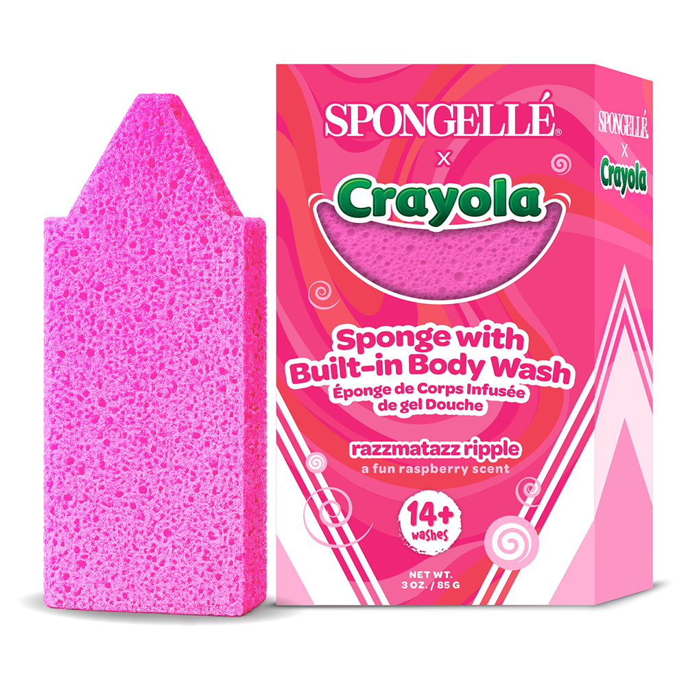 Razzmatazz Ripple Body Buffer | Crayola x Spongellé