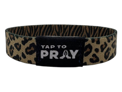 Tap To Pray™ Wristbands - Safari Leopard: Small