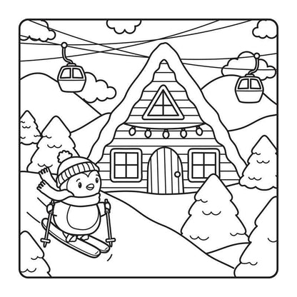 Snuggly Winter Coloring Book by: Paperback; 96 pages / English