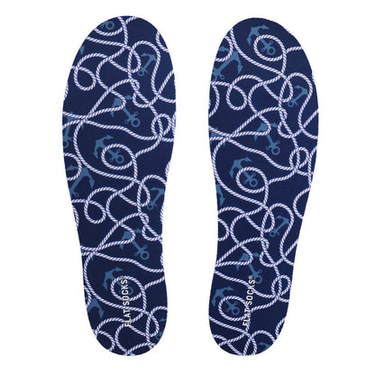 Seas-the-Day FLAT SOCKS: Small (up to Women's 11, Men's 10)