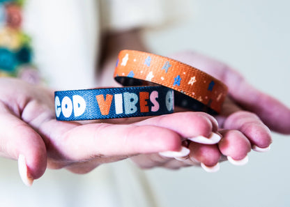 God Vibes Only Stretchy Bracelet: KIDS