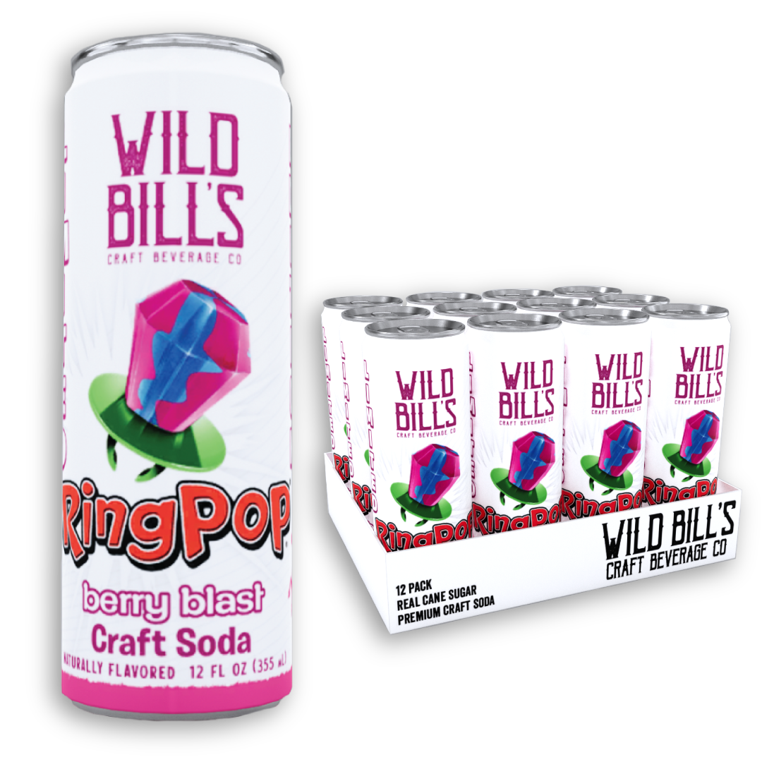 Wild Bill's Ring Pop, Berry Blast, 12oz Can