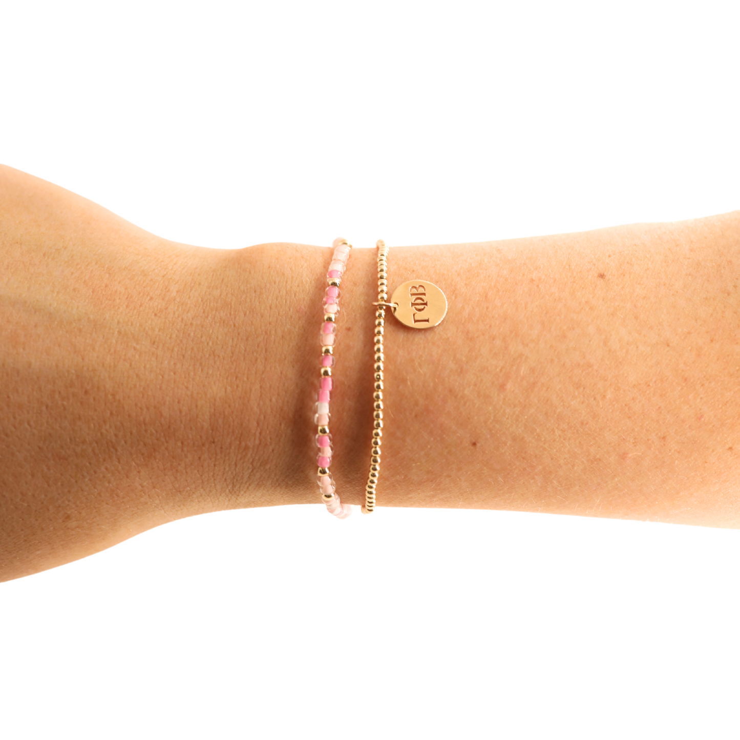 Gamma Phi Beta Sprinkle Bracelet: Standard 6.75 inch