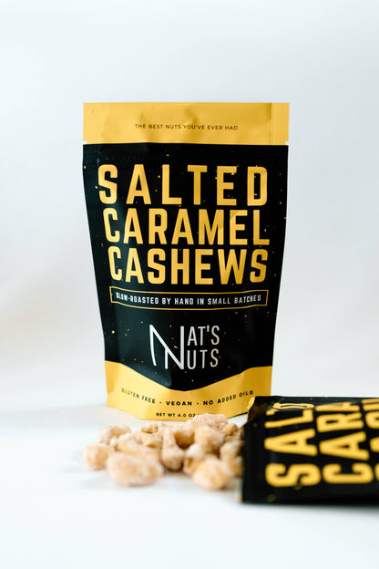 Salted Caramel Cashews | Gourmet Roasted Nuts