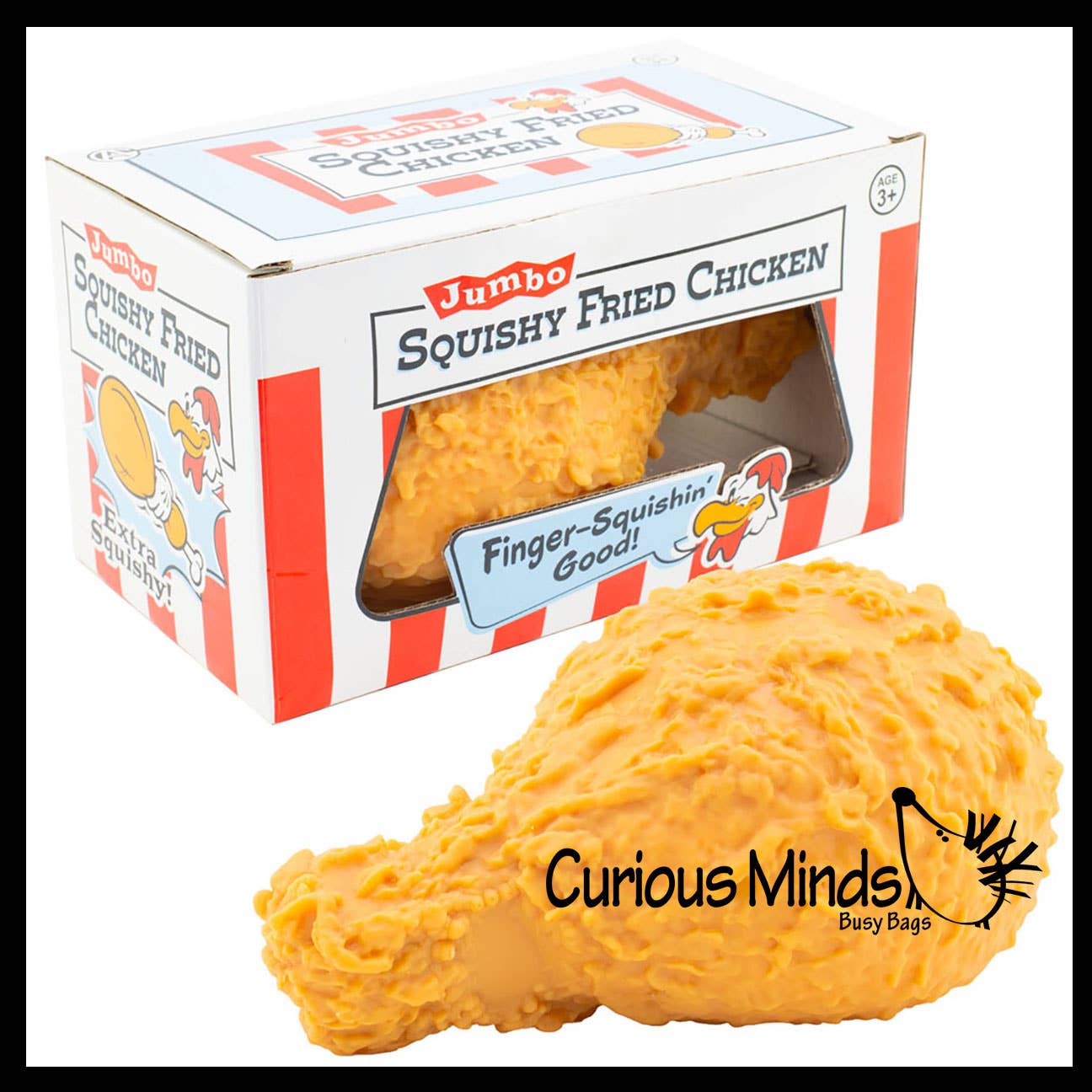 Jumbo Doh Filled Chicken Drumstick Squishy