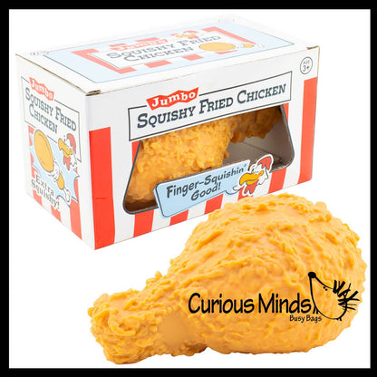 Jumbo Doh Filled Chicken Drumstick Squishy