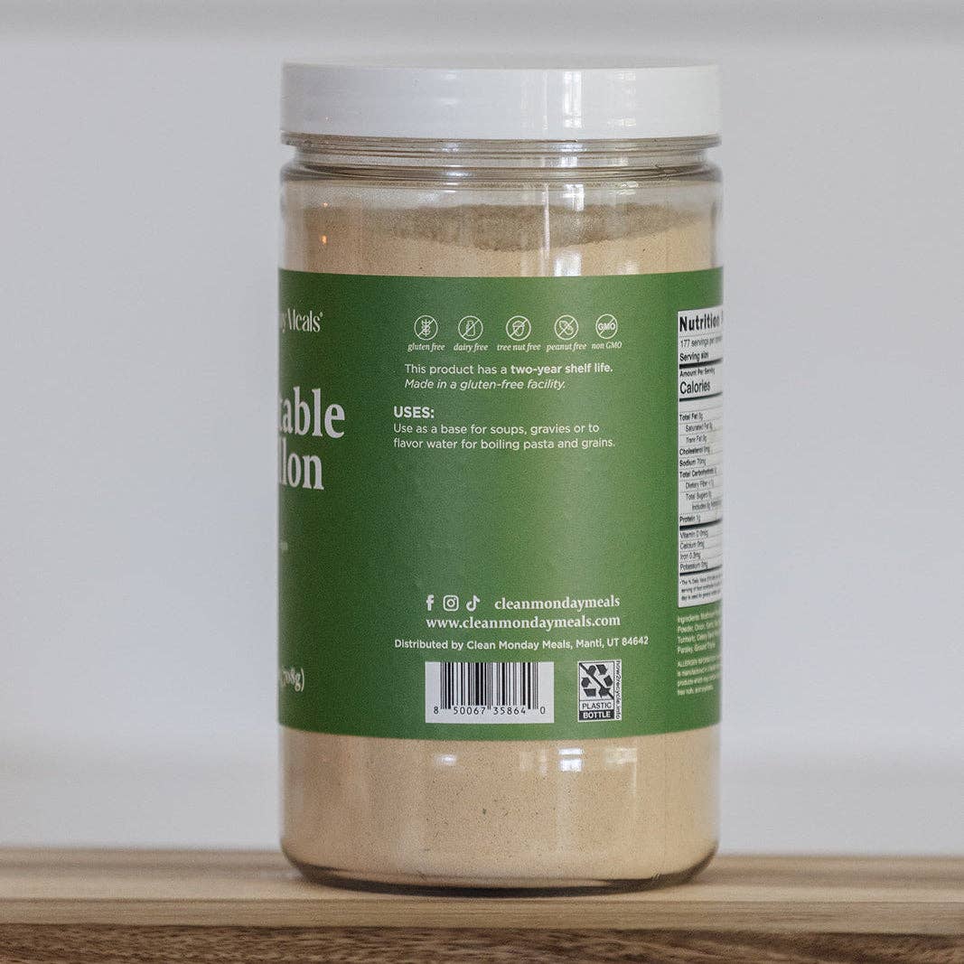 Vegetable Bouillon: 6 oz Standard