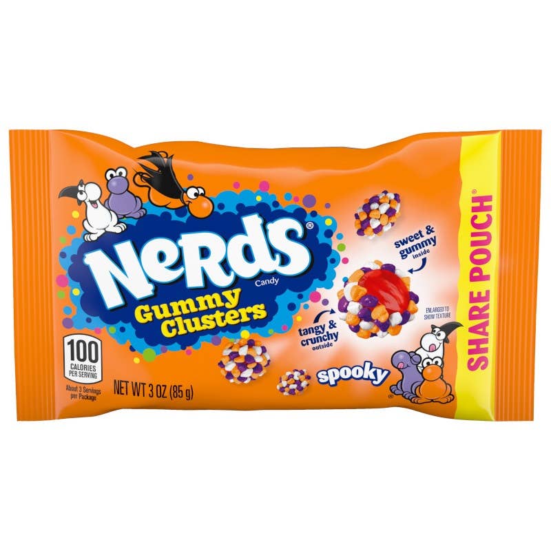 Nerds Spooky Clusters Share Pack, 3oz, 12ct