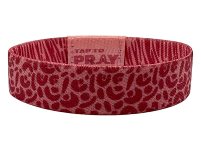 Tap To Pray™ Wristbands - Safari Rose: X-Large