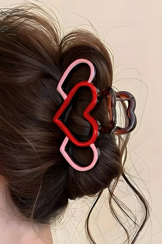 Valentine's Day Acrylic Hair Claw Clip