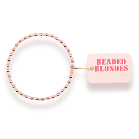 Demi Bracelet in Luster Pink: Standard 6.75 inch