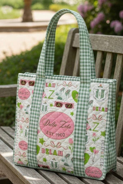 Delta Zeta Sorority Tote Bag
