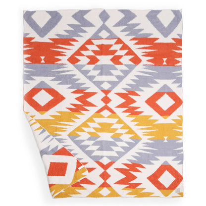 Tribal Pattern Cozy Soft Throw Blanket : 02 / ONE SIZE