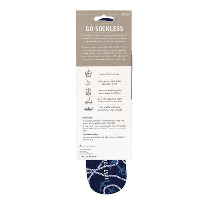 Seas-the-Day FLAT SOCKS: Small (up to Women's 11, Men's 10)