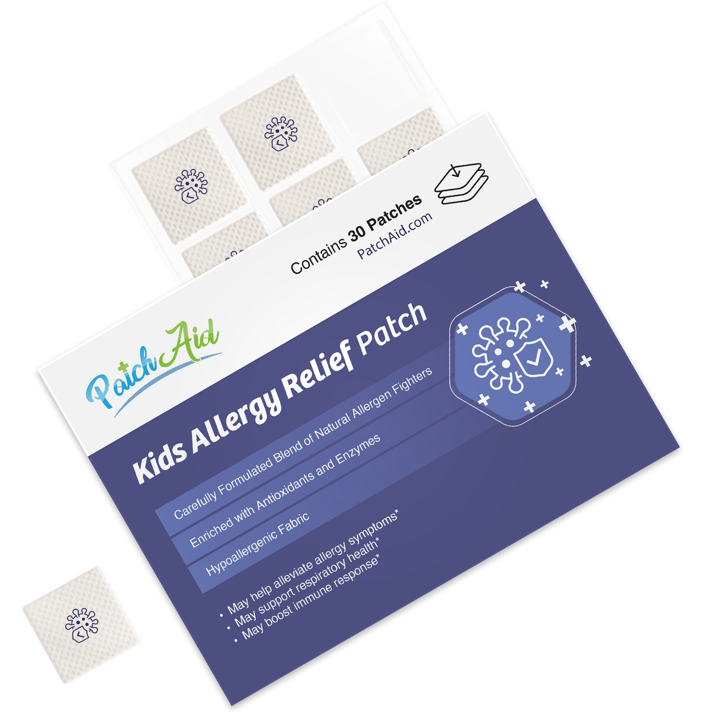 Kids Allergy Relief Patch – Fast-Acting Allergen Fighter: 1-Pack