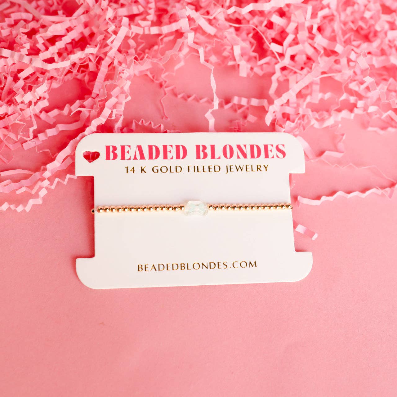 Blue Bow Bracelet: Standard 6.75 inch