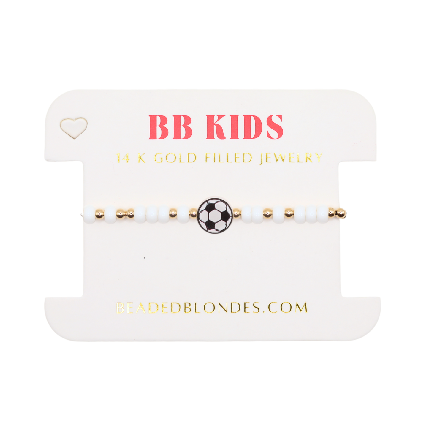 Soccer Sprinkle Bracelet (Kids Size)