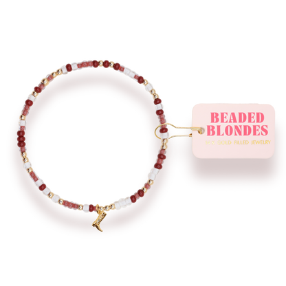 Boot Charm Sprinkle Bracelet: Standard 6.75 inch