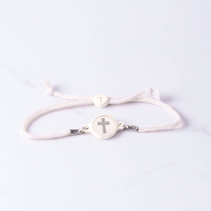 Tap To Pray® Survivor Series Bracelet: Moss + Cross
