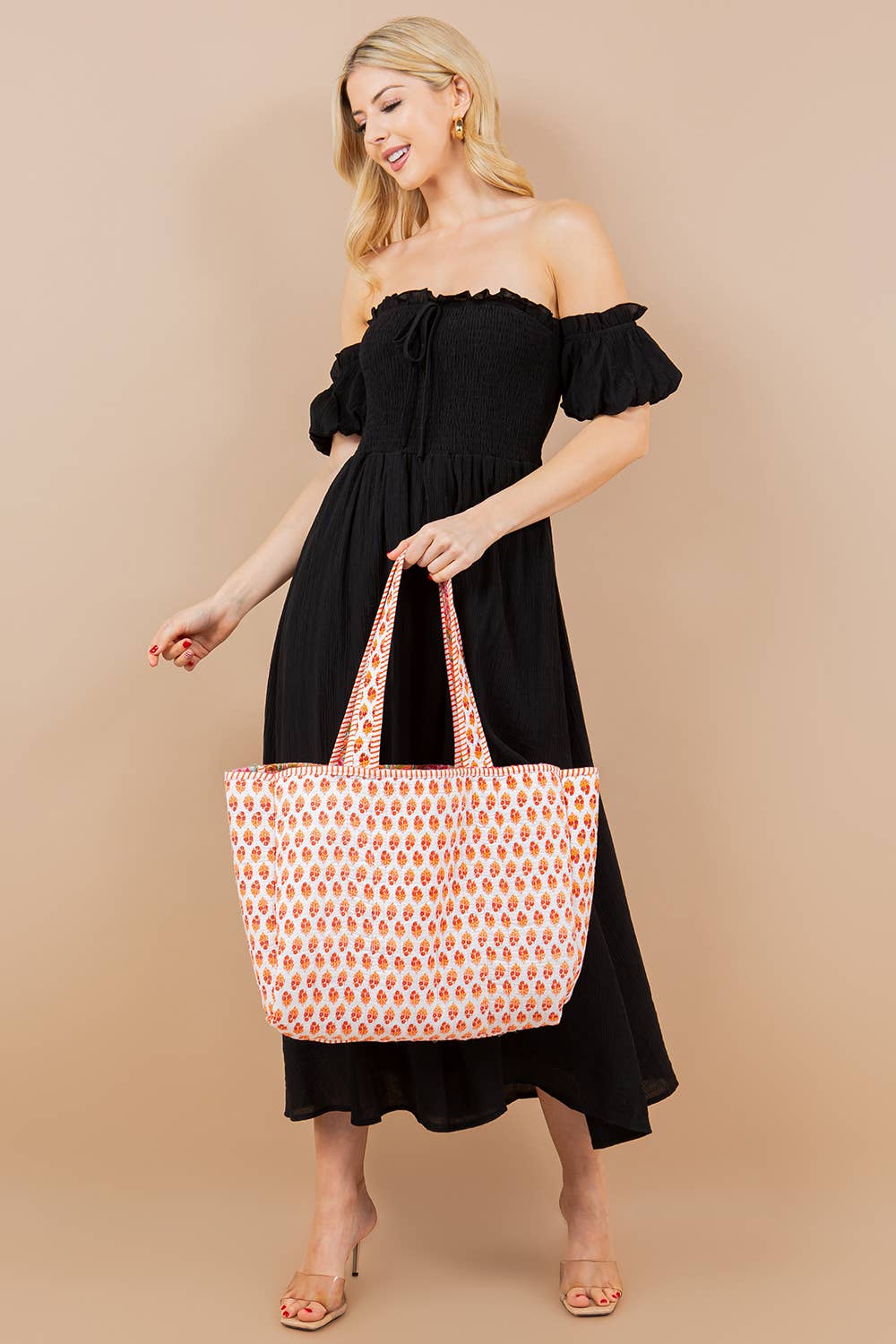 Quilted Tote Bag (BG-58)