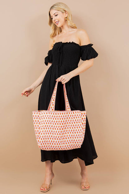 Quilted Tote Bag (BG-58)