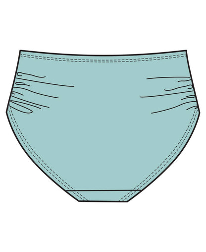 Vintage Aqua Women's Swim Bottoms: Women's XS / Blue