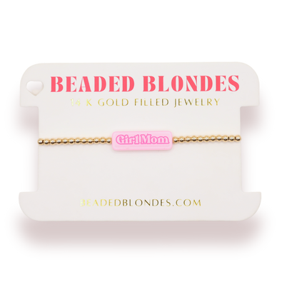 Girl Mom Bracelet: Sprinkle / Standard 6.75 inch