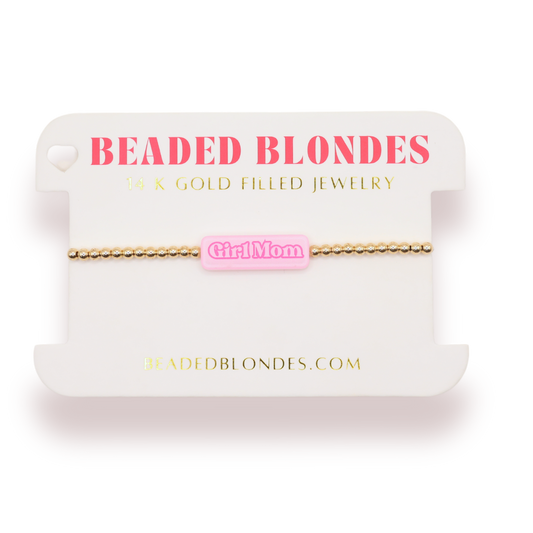 Girl Mom Bracelet: Sprinkle / Standard 6.75 inch