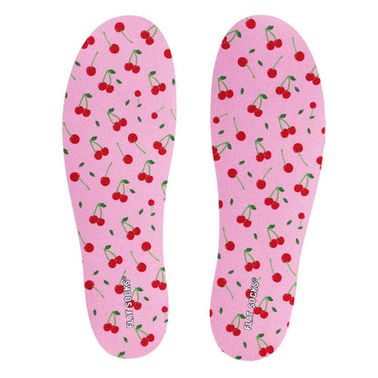 Cherry Darling FLAT SOCKS: Large (up to Women's 13+, Men's 14)