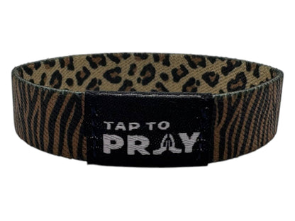 Tap To Pray™ Wristbands - Safari Leopard: Small