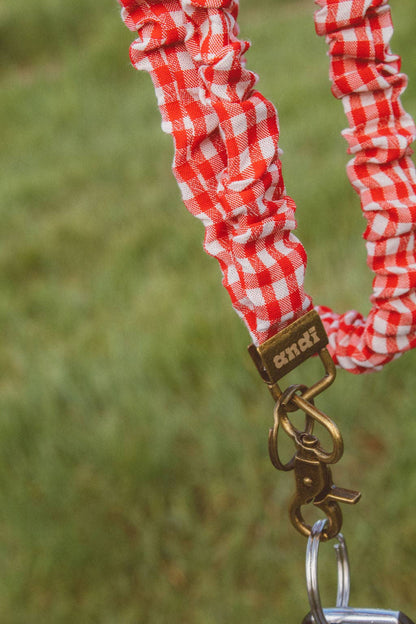 Red Checkered Lanyard