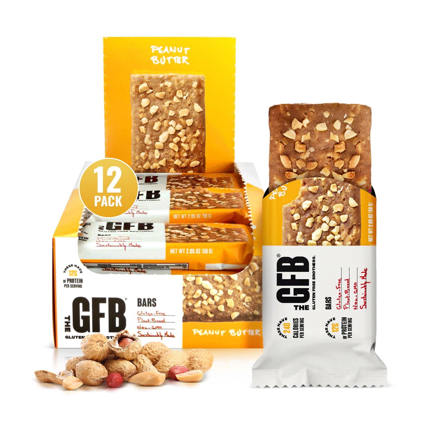 The GFB: Peanut Butter Protein Nutrition Snack Bar