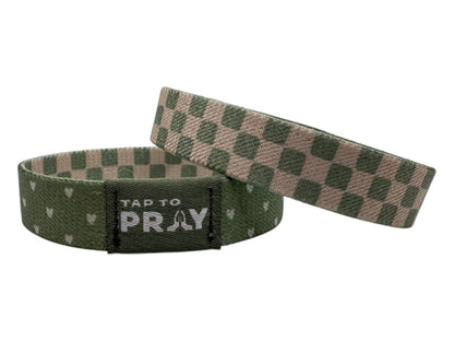 Tap To Pray™ Wristbands - Cottage & Tile: X-Small