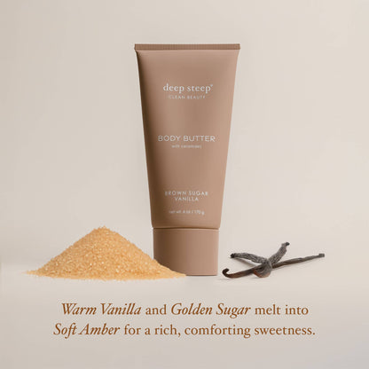 Brown Sugar Vanilla Deeply Moisturizing Body Butter 6oz