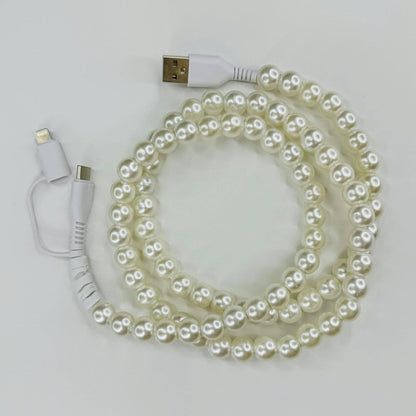 Dual Lightening Charging Cable Phone Chargers, USB: Pink