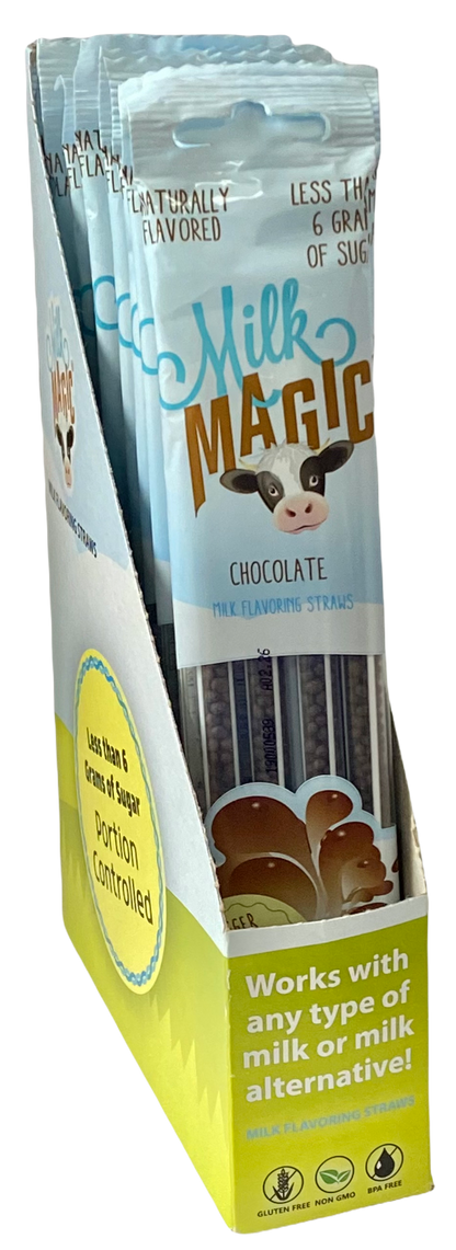 Milk Magic Chocolate Flavoring Milk Straws