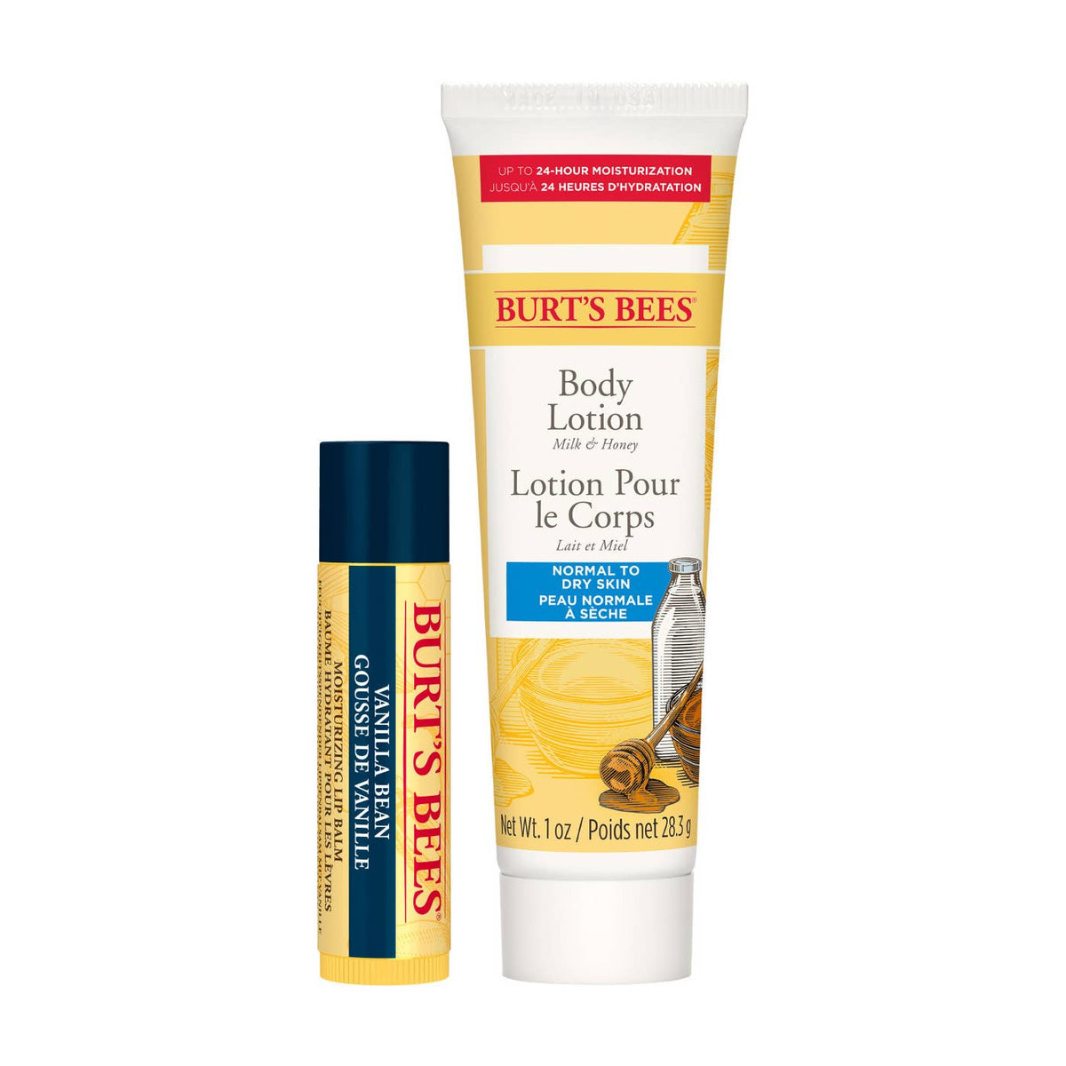 Hive Favorites Vanilla Bean Gift Set, Body Lotion & Lip Balm