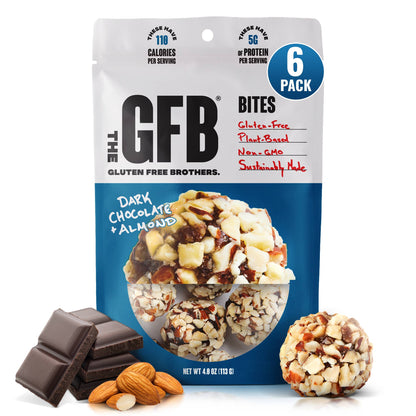 The GFB: Dark Chocolate Almond Protein Bites