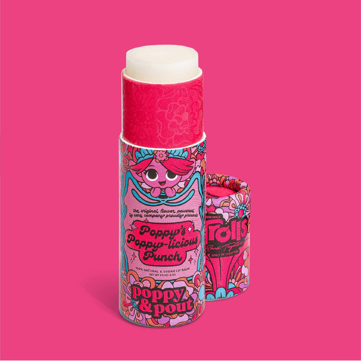 Lip Balm, "Trolls 3" Poppy-licious Punch