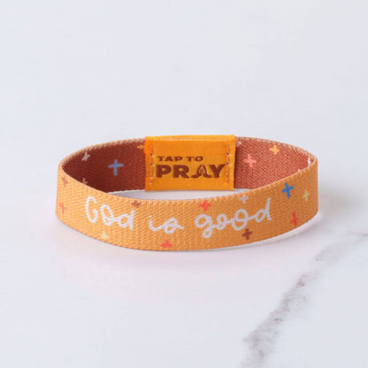 Tap To Pray™ - Kingfolk Series Wristband - God Is Good: Medium