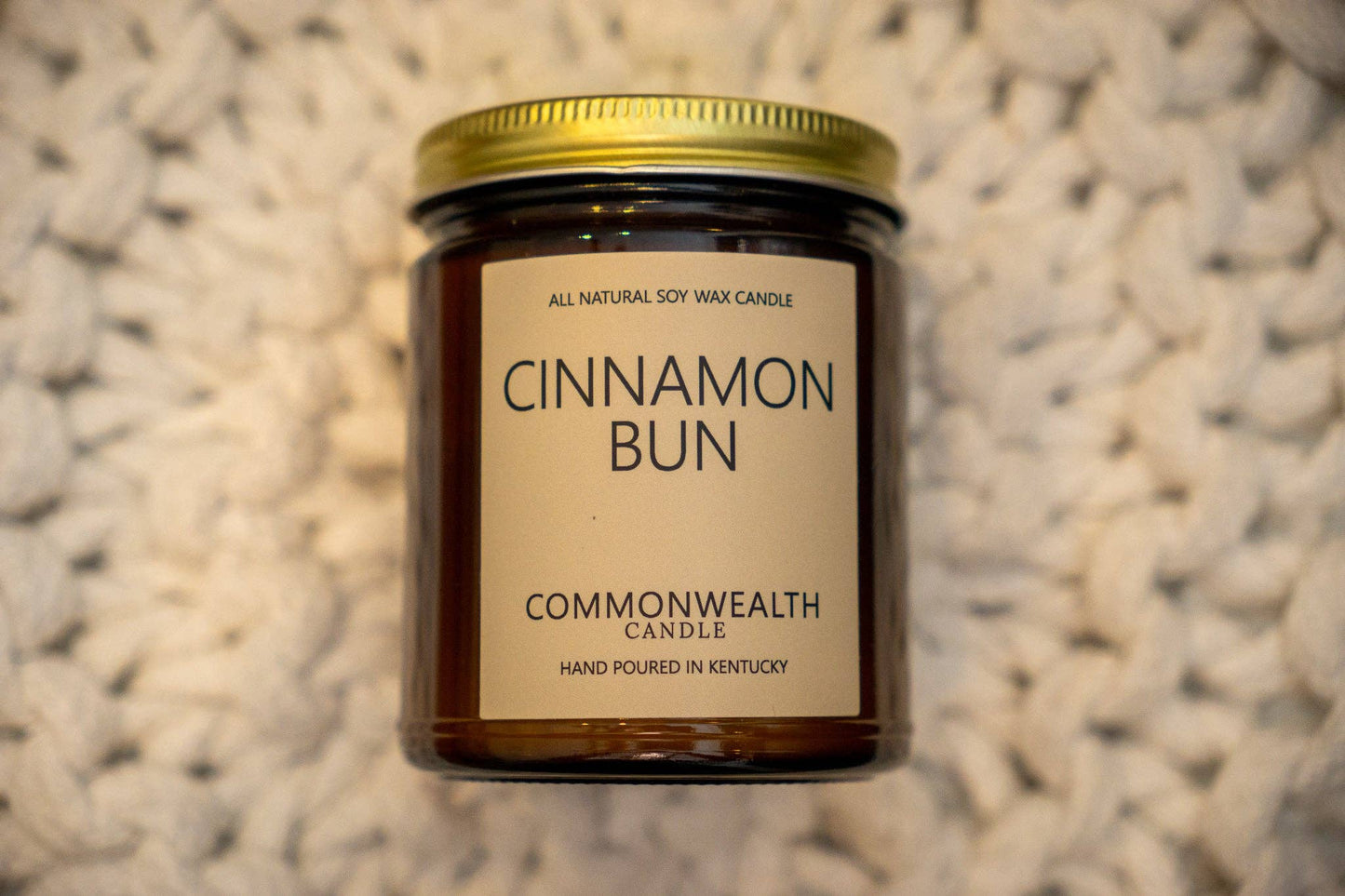 Cinnamon Bun: 16oz Amber Jar
