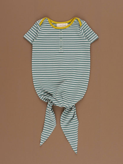 Poppy Sunshine Striped Knot Gown