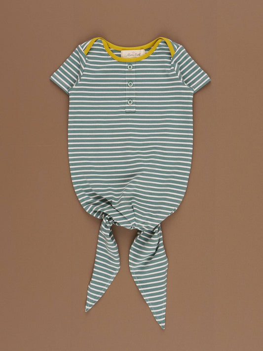 Poppy Sunshine Striped Knot Gown