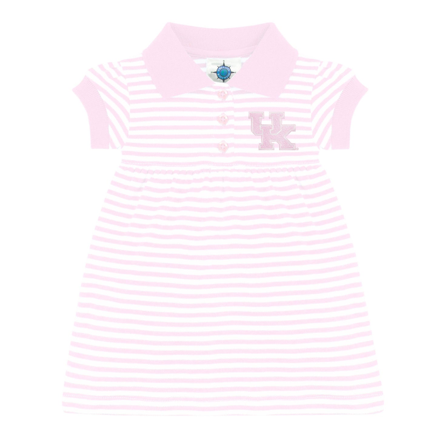 Kentucky Wildcats Striped Game Day Dress With Bloomer:Royal Blue 0-3M