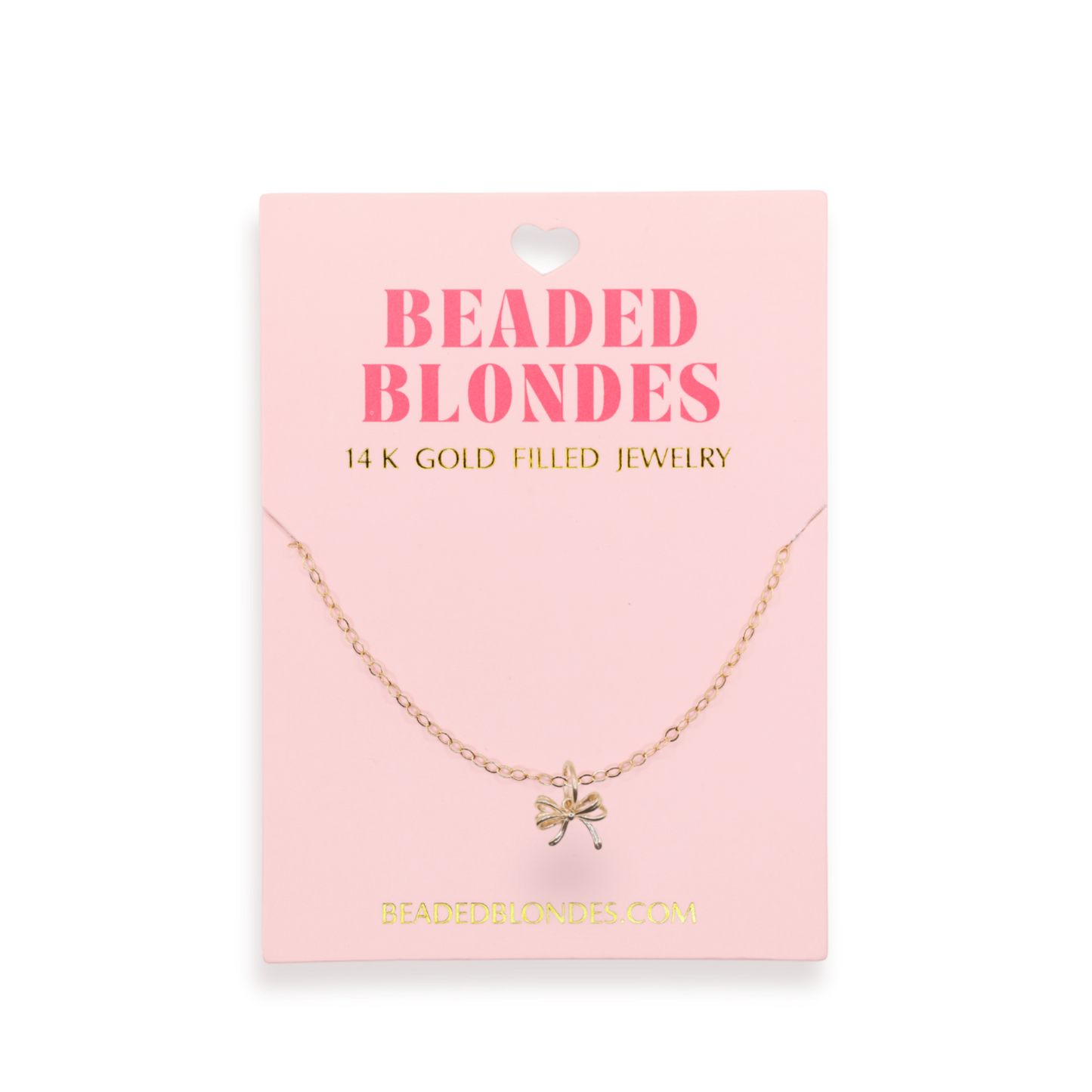 Bow Charm Necklace