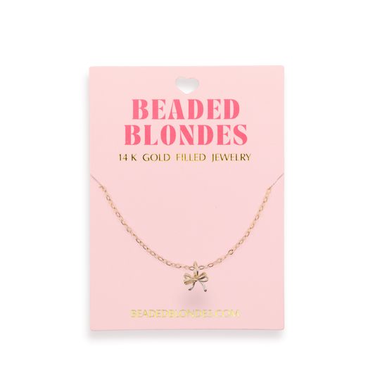 Bow Charm Necklace