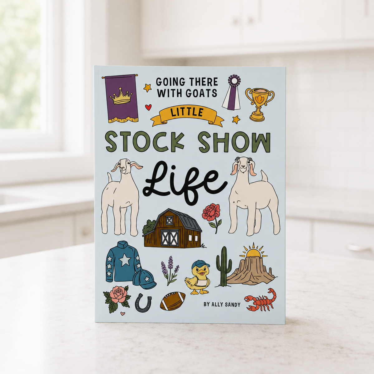 Little Stock Show Life: Going There with Goats | Livestock Coloring Book for Kids
