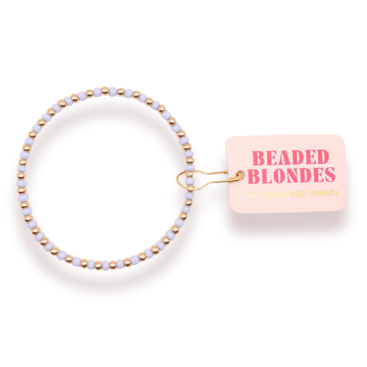 Demi Bracelet in Pastel Periwinkle: Standard 6.75 inch