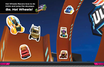 Hot Wheels Let's Race: Revved-Up Sticker Book by Orli Zuravicky: Paperback; 72 pages / English