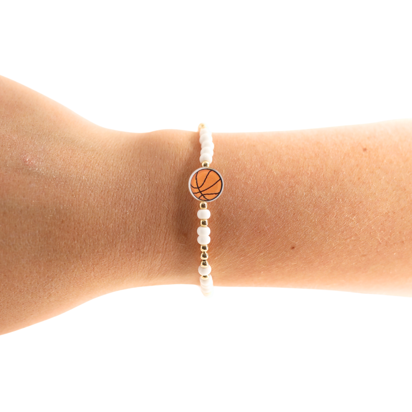 Basketball Sprinkle Bracelet (Kids Size)